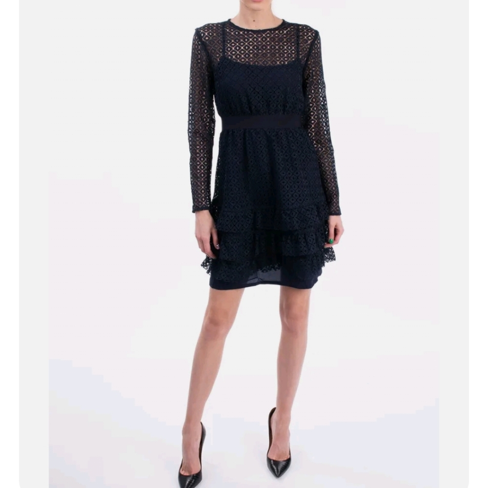 8 lace tiered dress MADE IN ITALY